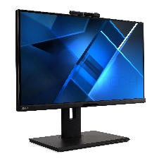 Монитор 23.8 ACER (Ent.)  B248Ybemiqprcuzx, IPS, 1920x1080, 75Hz, 178°/178°, 4ms, 250nits, HDMI + DP + Type-C + DP Out + RJ45 + USB3.0x4 + USB-B(2up 4down) + Webcam + Колонки 2Wx2, HDR 10, HAdj 150mm
