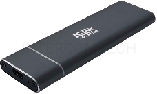 Внешний корпус AgeStar USB 3.1 Type-C M.2 NVME (M-key)  AgeStar 31UBNV5C (BLACK), алюминий, черный