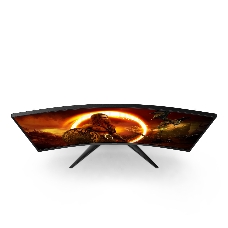 Монитор AOC 31.5 16:9 2560х1440(WQHD) VA, Curved, nonGLARE, 300cd/m2, H178°/V178°, 3000:1, 80M:1, 16.7M, 1ms, VGA, 2xHDMI, DP, Height adj, Pivot, Tilt, Swivel, 3Y, Black