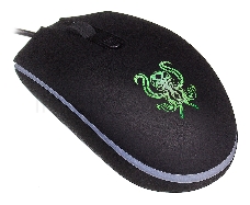 Мышь Oklick 706G OCTA черный оптическая (1600dpi) USB (4but)