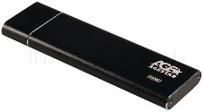 Внешний корпус AgeStar USB 3.1 Type-C M.2 NVME (M-key)  AgeStar 31UBNV5C (BLACK), алюминий, черный