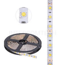 LED-лента 5 м 12 В 5050 2700 К IP23 60 LED/м для БП с клеммами LAMPER