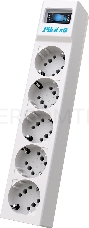 Сетевой фильтр ZIS PILOT Surge protector Pilot SG5 5 outlets (GP), 10A / 2.2kVt, automatic circuit-breaker, 5 m