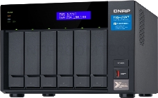 Сетевое хранилище SMB QNAP TVS-672XT-i5-8G 6-Bay NAS QTS/QuTS hero OS, Intel Core i5 Processor, 8GB DDR4 RAM(2 x 4 GB) max 64GB RAM (2 x 32 GB), 6 x 2.5/3.5 SATA HDD + 2x M.2 PCIe  SSD slot, 2xGbE LAN, 1 x 10GBase-T, 2 x Thunderbolt 3 port