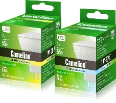 Лампа светодиодная LED7 JCDR/830/GU5.3 7Вт 3000К тепл. бел. GU5.3 460лм 220-240В Camelion 11656