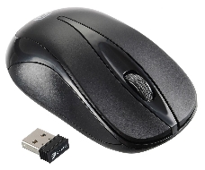 Мышь Oklick 675MW черный оптическая (800dpi) беспроводная USB (2but)