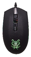 Мышь Oklick 706G OCTA черный оптическая (1600dpi) USB (4but)