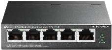 Коммутатор TP-Link 8-Port 10/100Mbps Unmanaged Switch with 4-Port PoE, metal case, desktop mount, PoE budget 41W.