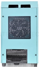 Корпус Thermaltake The Tower 100 Turquoise черный без БП miniITX 1x120mm 3x140mm 2xUSB3.0 audio bott PSU