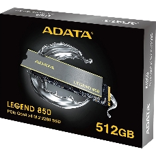 Накопитель SSD ADATA 512GB M.2 PCIe NVMe LEGEND 850 (ALEG-850-512GCS)