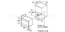 Встраиваемая микроволновая печь BOSCH BFL634GS1 /900Вт, 5 режимов, инвертер, 21 л, сталь