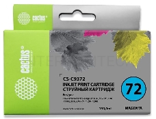 Картридж струйный Cactus CS-C9372 пурпурный для №72 HP DesignJet T610/T620/T770/T1100 (130ml)