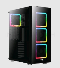 Корпус Aerocool TOR PRO, E-ATX, 0,7мм, без БП, окно из закаленного стекла, 249.5x566x473мм (ШxГxВ), USB3.0 x2, USB2.0 x2, пульт ДУ и контроллер