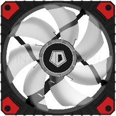 Вентилятор ID-COOLING WF-12025-XT-R 120x120x25мм (80шт./кор, PWM, Red LED, 700-1800об/мин)  BOX