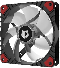 Вентилятор ID-COOLING WF-12025-XT-R 120x120x25мм (80шт./кор, PWM, Red LED, 700-1800об/мин)  BOX