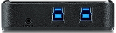 Переключатель, электрон., USB, 2 User > 2 устройства + клавиатура + мышь, 2 USB A-тип > 4 USB A-тип, Male > Female, со встроен. шнурами 2х1.2м., (USB 2.0) 2 PORT USB3.0 Peripheral Sharing Device.