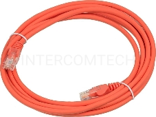 Кабель Патч-корд Lanmaster UTP LAN-PC45/U5E-3.0-OR вилка RJ-45-вилка RJ-45 кат.5е 3м оранжевый LSZH (уп.:1шт)