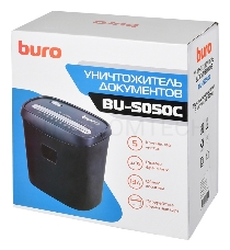 Шредер Buro Home BU-S050C (секр.P-3)/фрагменты/5лист./13лтр./пл.карты