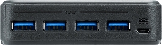 Переключатель, электрон., USB, 2 User > 2 устройства + клавиатура + мышь, 2 USB A-тип > 4 USB A-тип, Male > Female, со встроен. шнурами 2х1.2м., (USB 2.0) 2 PORT USB3.0 Peripheral Sharing Device.