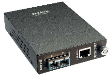 Медиаконвертер D-Link DMC-700SC с 1 портом 1000Base-T и 1 портом 1000Base-SX с разъемом SC для многомодового оптического кабеля (до 550 м)