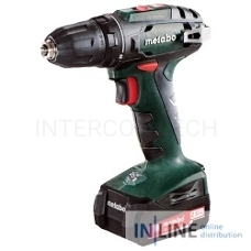 Дрель-шуруповерт безударная Metabo BS 14.4 Li 602206540 { 14,4В Li, 2х2.0Ач Li-Ion,13мм,кейс, вес 1.2 кг }