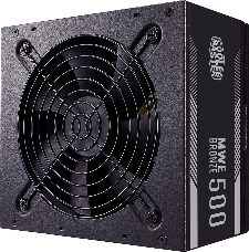 Блок питания Cooler Master MWE Bronze, 500W, ATX, 120mm, 6xSATA, 2xPCI-E(6+2), APFC, 80+ Bronze MPE-5001-ACAAB-EU