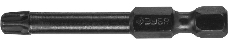 Бита ЗУБР ПРОФИ 26025-30-50-S2  TORX E 1/4 T30 50мм 2шт на карт.