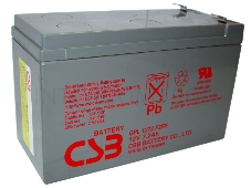 Батарея CSB GPL 1272 (12V, 7Ah F2) с увеличенным сроком службы