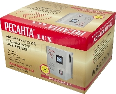 Стабилизатор напряжения Ресанта АСН-8 000 Н/1-Ц 63/6/17 Стабилизатор Lux {220В±8%, Габ. 305х190х360, Вес 15кг}