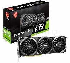 Видеокарта MSI RTX3060 VENTUS 3X 12G OC LHR GDDR6 1680/15000 HDMIx1 DPx3 HDCP