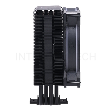 Кулер для процессора Cooler Master Hyper 212 Halo Black (150W, 4-pin, 154mm, tower, Al/Cu, fans: 1x120mm/51.88CFM/27dBA/2050rpm, Black, 1700/1200/115x/AM4/AM5)