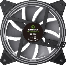 Комплект кулеров для корпуса ПК + контроллер вентиляторов/ Gamemax RQ300 kit, 3x12CM Rainbow ARGB fans, remote controller