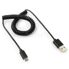 Кабель Cablexpert USB 2.0 Pro, AM/microBM 5P, 1.8м, витой, черный, пакет (CC-mUSB2C-AMBM-6)