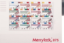 Коверлок Merrylock 075 белый