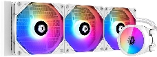 Комплект водяного охлаждения ID-COOLING ZOOMFLOW 360 XT SNOW LGA20XX/LGA115X/AM4/AM3/+/AM2/+/FM2/+/FM1(4шт/кор,TDP 350W, cнежно-белый, ARGB FAN and PUMP, PWM, TRIPLE FAN 120mm) RET