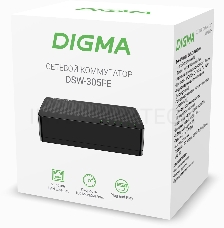 Коммутатор Digma DSW-305FE 5x100Mb неуправляемый