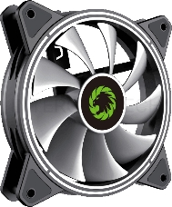 Комплект кулеров для корпуса ПК + контроллер вентиляторов/ Gamemax RQ300 kit, 3x12CM Rainbow ARGB fans, remote controller