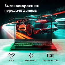Ноутбук GMNG Skill 15.6 IPS FHD 144Hz/Intel Core i5 12450H/16Gb/SSD512Gb/NVIDIA RTX 3060/noOS/black