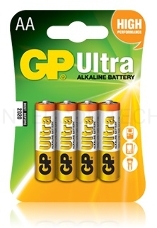 Батарея GP Ultra Alkaline 15AU LR6 AA (4шт)