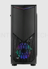 Корпус Aerocool TOMAHAWK-A , ATX, без БП, окно из акрила, 202x440.5x399мм (ШxГxВ), USB3.0 x1, USB2.0 x2, установлен 1х 12см LED вентилятор