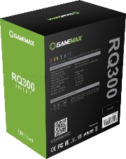 Комплект кулеров для корпуса ПК + контроллер вентиляторов/ Gamemax RQ300 kit, 3x12CM Rainbow ARGB fans, remote controller