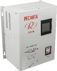 Стабилизатор напряжения Ресанта АСН-8 000 Н/1-Ц 63/6/17 Стабилизатор Lux {220В±8%, Габ. 305х190х360, Вес 15кг}