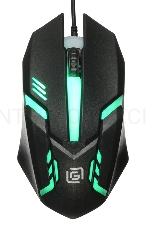 Мышь Oklick 396M INSOMNIA черный оптическая (1000dpi) USB (3but)