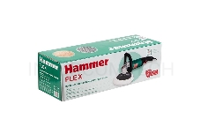 Машина шлифовальная угловая Hammer Flex USM1200P  1200Вт 600-3500об/мин тарелка 180мм, полировальная