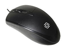 Мышь Oklick 125M черный оптическая (1200dpi) USB (3but)