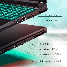 Ноутбук GMNG Skill 15.6 IPS FHD 144Hz/Intel Core i5 12450H/16Gb/SSD512Gb/NVIDIA RTX 3060/noOS/black