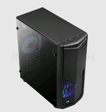 Корпус Aerocool TOMAHAWK-A , ATX, без БП, окно из акрила, 202x440.5x399мм (ШxГxВ), USB3.0 x1, USB2.0 x2, установлен 1х 12см LED вентилятор