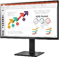 Монитор 27 LG 1920х1080(FHD) IPS, nonGLARE, Нет, 60 Гц, 250cd/m2, H178°/V178°, 1000:1, 16,7 миллионов цветов, 5ms, VGA, HDMI, DP, Height adj, Pivot, Tilt, Swivel, 2Y, Black