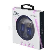 Кабель Crown USB - microUSB CMCU-3103M blue