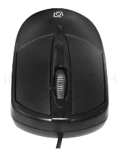 Мышь Oklick 125M черный оптическая (1200dpi) USB (3but)